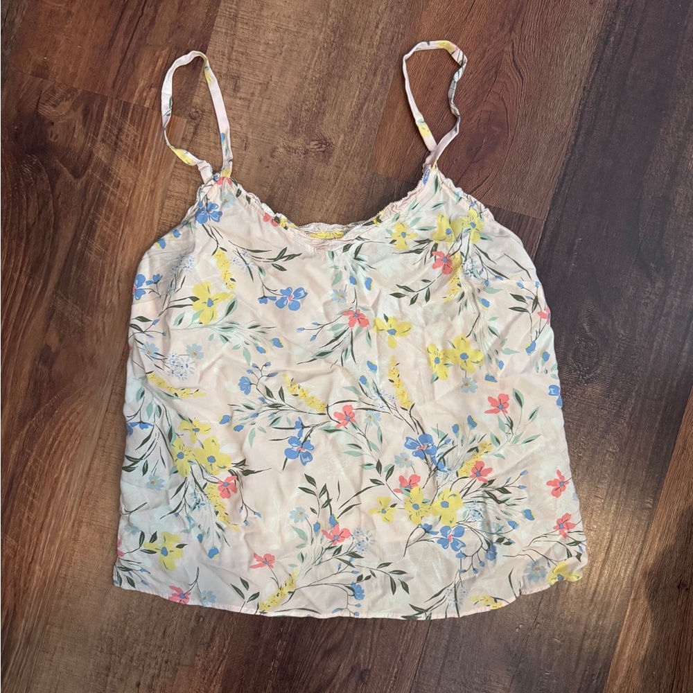 Old Navy Floral Camisole in Pink, Yellow, and Blue